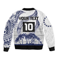 Cook Islands Marathon 2025-Pursuit in Paradise Bomber Jacket Blue Color LT03 - Polynesian Pride