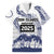 Cook Islands Marathon 2025-Pursuit in Paradise Family Matching Long Sleeve Bodycon Dress and Hawaiian Shirt Blue Color