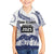 Cook Islands Marathon 2025-Pursuit in Paradise Family Matching Long Sleeve Bodycon Dress and Hawaiian Shirt Blue Color