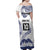 Cook Islands Marathon 2025-Pursuit in Paradise Family Matching Off Shoulder Maxi Dress and Hawaiian Shirt Blue Color