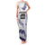 Cook Islands Marathon 2025-Pursuit in Paradise Family Matching Tank Maxi Dress and Hawaiian Shirt Blue Color