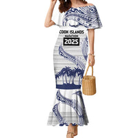 Cook Islands Marathon 2025-Pursuit in Paradise Mermaid Dress Blue Color LT03 Women Blue - Polynesian Pride