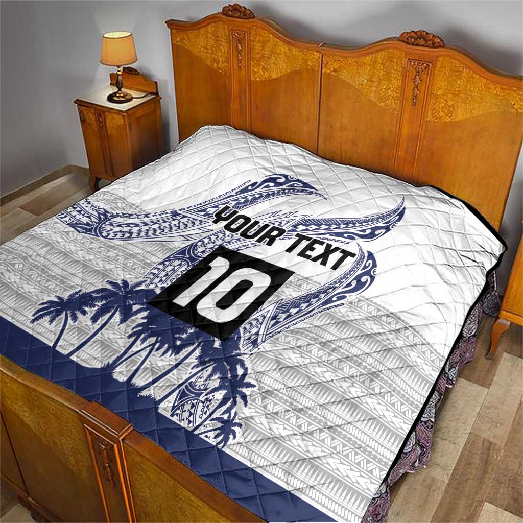 Cook Islands Marathon 2025-Pursuit in Paradise Quilt Blue Color LT03 - Polynesian Pride
