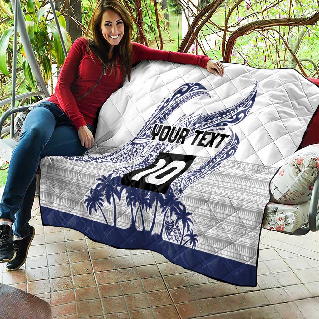 Cook Islands Marathon 2025-Pursuit in Paradise Quilt Blue Color LT03 - Polynesian Pride