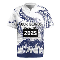 Cook Islands Marathon 2025-Pursuit in Paradise Rugby Jersey Blue Color LT03 Blue - Polynesian Pride