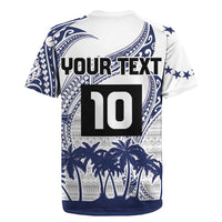 Cook Islands Marathon 2025-Pursuit in Paradise Rugby Jersey Blue Color LT03 - Polynesian Pride