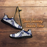 Cook Islands Marathon 2025-Pursuit in Paradise Sneakers Blue Color LT03 - Polynesian Pride