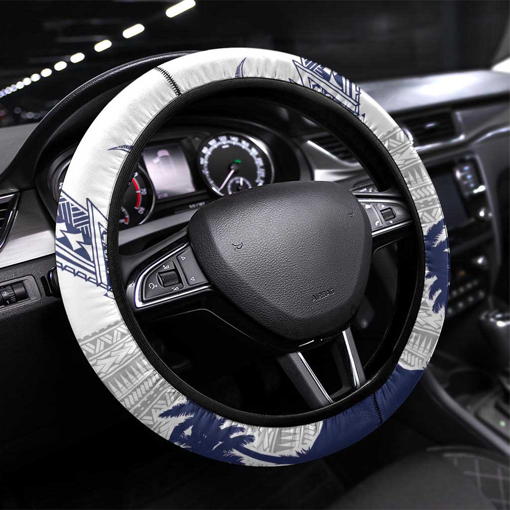 Cook Islands Marathon 2025-Pursuit in Paradise Steering Wheel Cover Blue Color