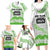 Cook Islands Marathon 2025-Pursuit in Paradise Family Matching Long Sleeve Bodycon Dress and Hawaiian Shirt Green Color