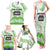 Cook Islands Marathon 2025-Pursuit in Paradise Family Matching Tank Maxi Dress and Hawaiian Shirt Green Color