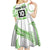 Cook Islands Marathon 2025-Pursuit in Paradise Kid Short Sleeve Dress Green Color