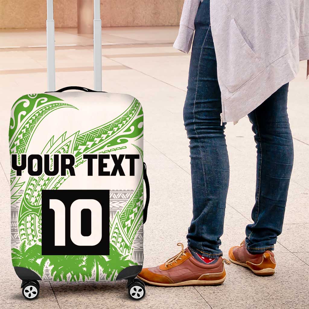 Cook Islands Marathon 2025-Pursuit in Paradise Luggage Cover Green Color LT03 Green - Polynesian Pride