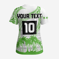 Cook Islands Marathon 2025-Pursuit in Paradise Scrub Top Green Color LT03 - Polynesian Pride