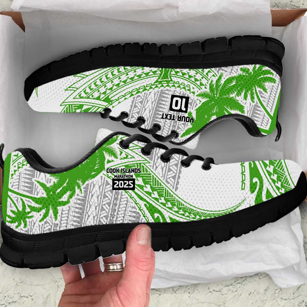 Cook Islands Marathon 2025-Pursuit in Paradise Sneakers Green Color LT03 Green - Polynesian Pride