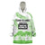 Cook Islands Marathon 2025-Pursuit in Paradise Wearable Blanket Hoodie Green Color