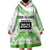 Cook Islands Marathon 2025-Pursuit in Paradise Wearable Blanket Hoodie Green Color