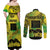 Cook Islands Marathon 2025-Pursuit in Paradise Couples Matching Off Shoulder Maxi Dress and Long Sleeve Button Shirt Special Edition