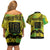 Cook Islands Marathon 2025-Pursuit in Paradise Couples Matching Off Shoulder Short Dress and Hawaiian Shirt Special Edition