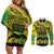 Cook Islands Marathon 2025-Pursuit in Paradise Couples Matching Off Shoulder Short Dress and Long Sleeve Button Shirt Special Edition