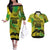 Cook Islands Marathon 2025-Pursuit in Paradise Couples Matching Off The Shoulder Long Sleeve Dress and Hawaiian Shirt Special Edition