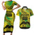 Cook Islands Marathon 2025-Pursuit in Paradise Couples Matching Short Sleeve Bodycon Dress and Hawaiian Shirt Special Edition