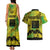 Cook Islands Marathon 2025-Pursuit in Paradise Couples Matching Tank Maxi Dress and Hawaiian Shirt Special Edition