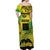 Cook Islands Marathon 2025-Pursuit in Paradise Off Shoulder Maxi Dress Special Edition