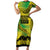 Cook Islands Marathon 2025-Pursuit in Paradise Short Sleeve Bodycon Dress Special Edition