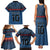 Custom Toa Samoa Rugby Family Matching Tank Maxi Dress and Hawaiian Shirt Samoan Warrior Ula Fala Tribal Pattern LT03