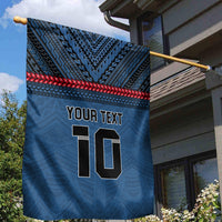 Custom Toa Samoa Rugby Garden Flag Samoan Warrior Ula Fala Tribal Pattern LT03 - Polynesian Pride