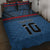 Custom Toa Samoa Rugby Quilt Bed Set Samoan Warrior Ula Fala Tribal Pattern