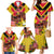 Custom Papua New Guinea Rugby Family Matching Mermaid Dress and Hawaiian Shirt Bird of Paradise and Hibiscus Polynesian Pattern Yellow Color LT03