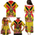 Custom Papua New Guinea Rugby Family Matching Puletasi and Hawaiian Shirt Bird of Paradise and Hibiscus Polynesian Pattern Yellow Color LT03