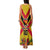 Custom Papua New Guinea Rugby Family Matching Tank Maxi Dress and Hawaiian Shirt Bird of Paradise and Hibiscus Polynesian Pattern Yellow Color LT03