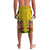 Custom Papua New Guinea Rugby Lavalava Bird of Paradise and Hibiscus Polynesian Pattern Yellow Color LT03