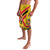 Custom Papua New Guinea Rugby Lavalava Bird of Paradise and Hibiscus Polynesian Pattern Yellow Color LT03