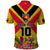 Custom Papua New Guinea Rugby Polo Shirt Bird of Paradise and Hibiscus Polynesian Pattern Yellow Color LT03