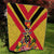 Custom Papua New Guinea Rugby Quilt Bird of Paradise and Hibiscus Polynesian Pattern Yellow Color