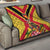 Custom Papua New Guinea Rugby Quilt Bird of Paradise and Hibiscus Polynesian Pattern Yellow Color