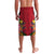 Custom Papua New Guinea Rugby Lavalava Bird of Paradise and Hibiscus Polynesian Pattern Red Color LT03