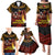 Papua New Guinea Bird-of-Paradise Family Matching Puletasi and Hawaiian Shirt Coat of Arms and Tribal Patterns LT03 - Polynesian Pride