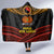 Papua New Guinea Bird-of-Paradise Hooded Blanket Coat of Arms and Tribal Patterns