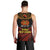 Papua New Guinea Bird-of-Paradise Men Tank Top Coat of Arms and Tribal Patterns LT03 - Polynesian Pride