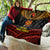 Papua New Guinea Bird-of-Paradise Quilt Coat of Arms and Tribal Patterns