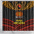 Papua New Guinea Bird-of-Paradise Shower Curtain Coat of Arms and Tribal Patterns