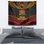 Papua New Guinea Bird-of-Paradise Tapestry Coat of Arms and Tribal Patterns