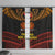 Papua New Guinea Bird-of-Paradise Window Curtain Coat of Arms and Tribal Patterns