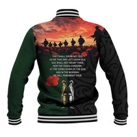 New Zealand and Australia ANZAC Day Baseball Jacket Lest We Forget Indigenous and Maori Pattern LT03 - Polynesian Pride
