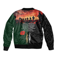 New Zealand and Australia ANZAC Day Bomber Jacket Lest We Forget Indigenous and Maori Pattern LT03 - Polynesian Pride