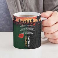 New Zealand and Australia ANZAC Day Ceramic Mug Lest We Forget Indigenous and Maori Pattern LT03 - Polynesian Pride